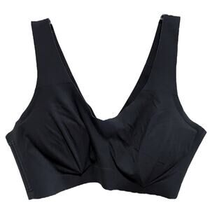 Honeylove Pullover Softform Bra Size 1X Black Comfort Wireless Fitted V Neck